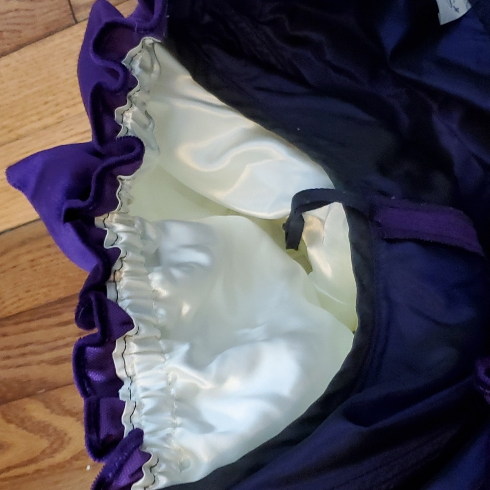 Purple & white XXXL costume dress, fantasy, Ren Faire, princess - Picture 7 of 8